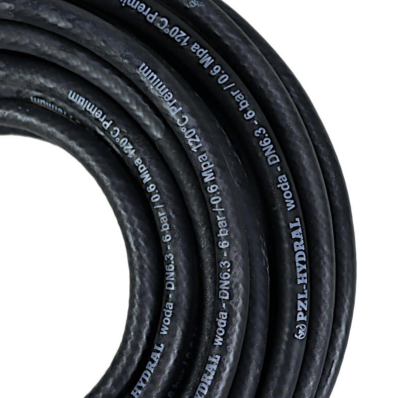 Wąż do układu chłodzenia i gorącej wody - DN6.3 - 6 bar / 0.6 Mpa 120°C - 20m Premium HYDRAL widoczna cena za 1 mb