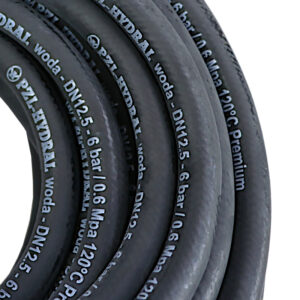 Wąż do układu chłodzenia i gorącej wody - EPDM DN12.5 - 6 bar / 0.6 Mpa 120°C - 20m Premium HYDRAL widoczna cena za 1 mb