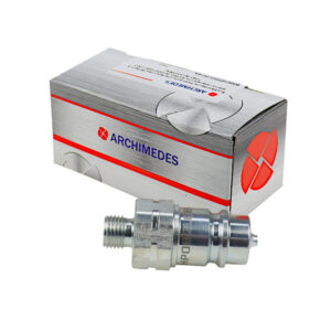 Szybkozłącze hydrauliczne wtyczka M14x1.5 gwint zewnętrzny EURO (9100814W) (ISO 7241-A) HYDRAL PREMIUM