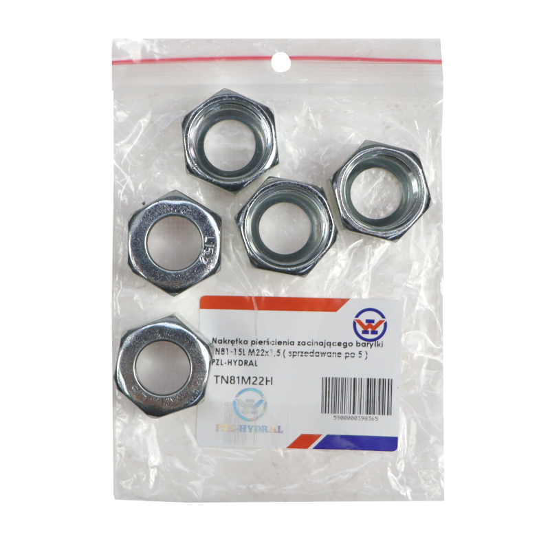 Nakrętka pierścienia zacinającego baryłki TN81-15L M22x1,5 ( sprzedawane po 5 ) HYDRAL widoczna cena za 1 sztukę - Image 5