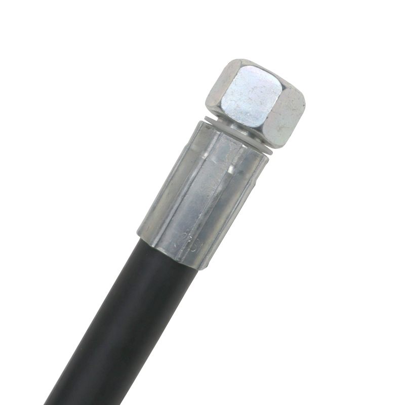 Przewód hydrauliczny 330 bar gwint zewnętrzny M18x1,5 prosta / oczko RNR 3/8 DN10 L-300mm DN10-2SN PZL-HYDRAL - Image 4