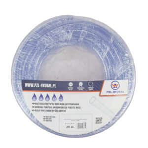 Wąż igielitowy PVC ogólnego zastosowania DN12 (sprzedawane po 25m) PZL HYDRAL (widoczna cena za 1 mb)
