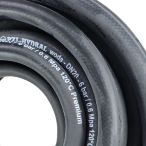 Wąż do układu chłodzenia i gorącej wody - EPDM DN20 - 6 bar / 0.6 Mpa 120°C - 20m Premium HYDRAL sprzedawnay na metry