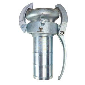 Gniazdo złącza dźwigniowego PERROT z końcówką wyoblaną do węża kompletne z uszczelką wersja ciężka 70-65mm Premium HYDRAL