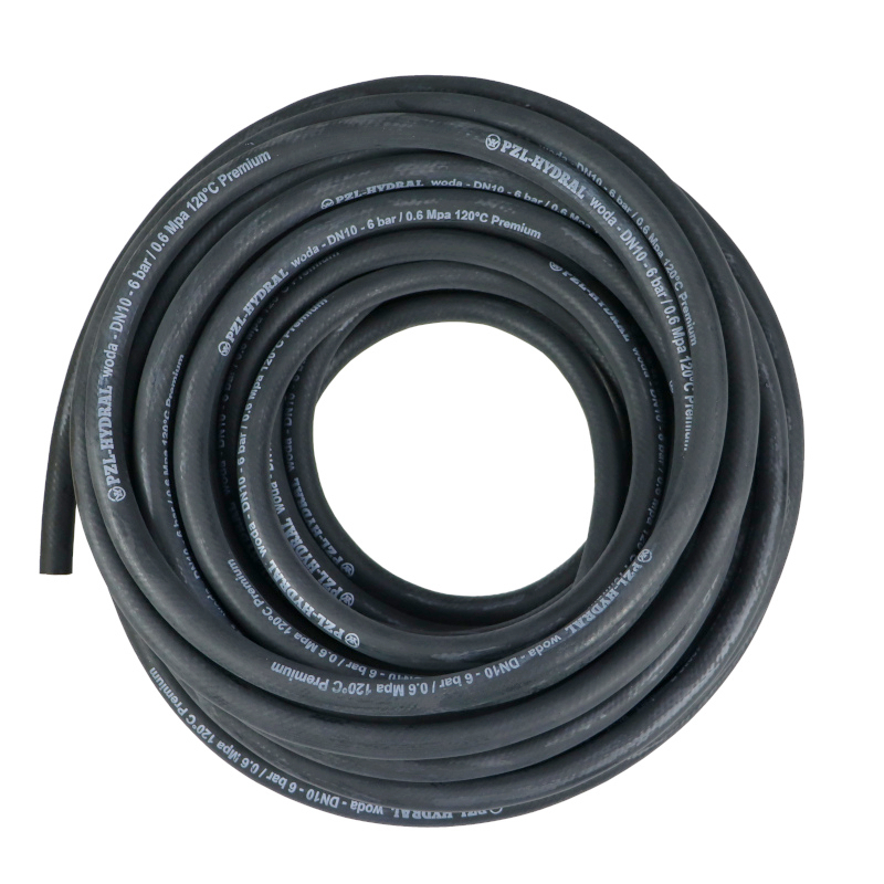 Wąż do układu chłodzenia i gorącej wody - EPDM DN10 - 6 bar / 0.6 Mpa 120°C - Premium HYDRAL sprzedawany na metry