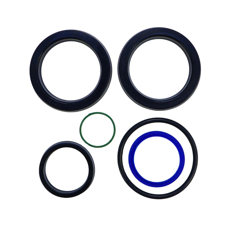 Zestaw uszczelnień siłownika wysięgnika CJ2D-80/45/H stary typ ładowacz Cyklop T-214 PZL HYDRAL