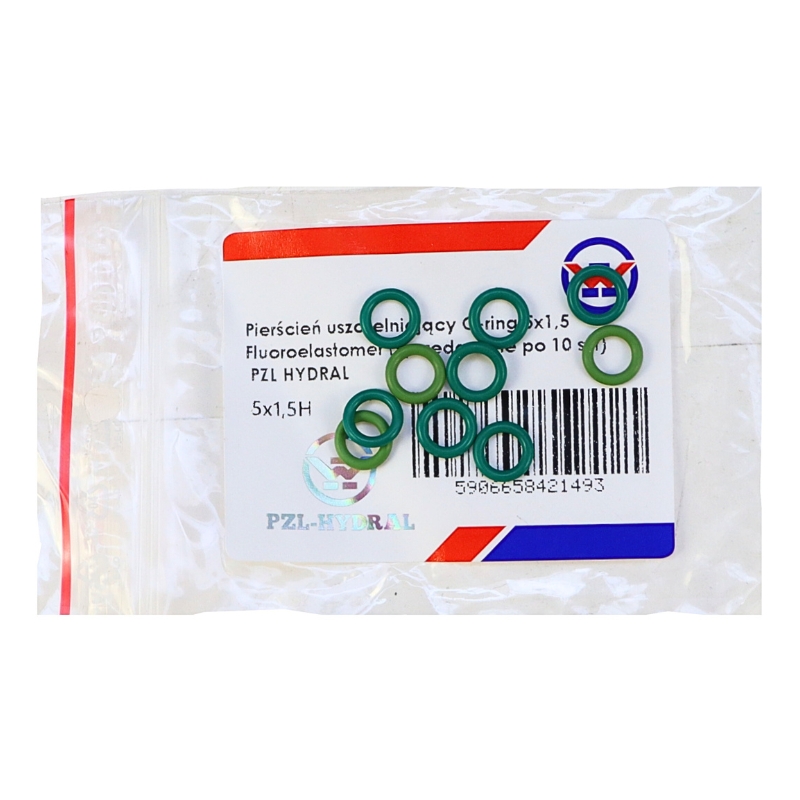 Pierścień uszczelniający O-ring 5x1,5 oring Fluoroelastomer Viton PZL HYDRAL (sprzedawane po 10 szt - cena za szt ) - Image 3