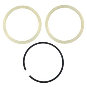 Zestaw uszczelnień siłownika wspomagania podnoszenia ramion + pierścień stalowy C-385 PZL HYDRAL