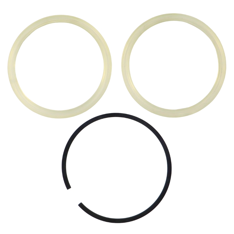 Zestaw uszczelnień siłownika wspomagania podnoszenia ramion + pierścień stalowy C-385 PZL HYDRAL