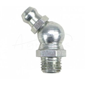 Smarowniczka kątowa 45 M8 stalowa cynkowana DIN 71412 PZL HYDRAL