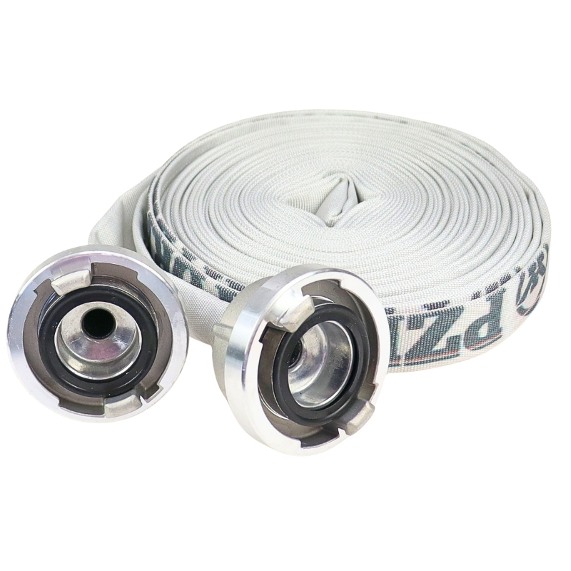 Wąż strażacki motopompy ppoż. z końcówkami storz 52/25mm kolor biały Fi-25mm / 1" 20m PZL HYDRAL - Image 2