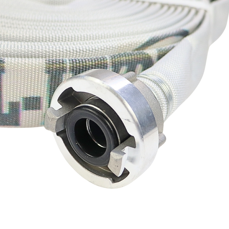 Wąż strażacki motopompy ppoż. z końcówkami storz 25mm kolor biały Fi-25mm / 1" 20m PZL HYDRAL - Image 3