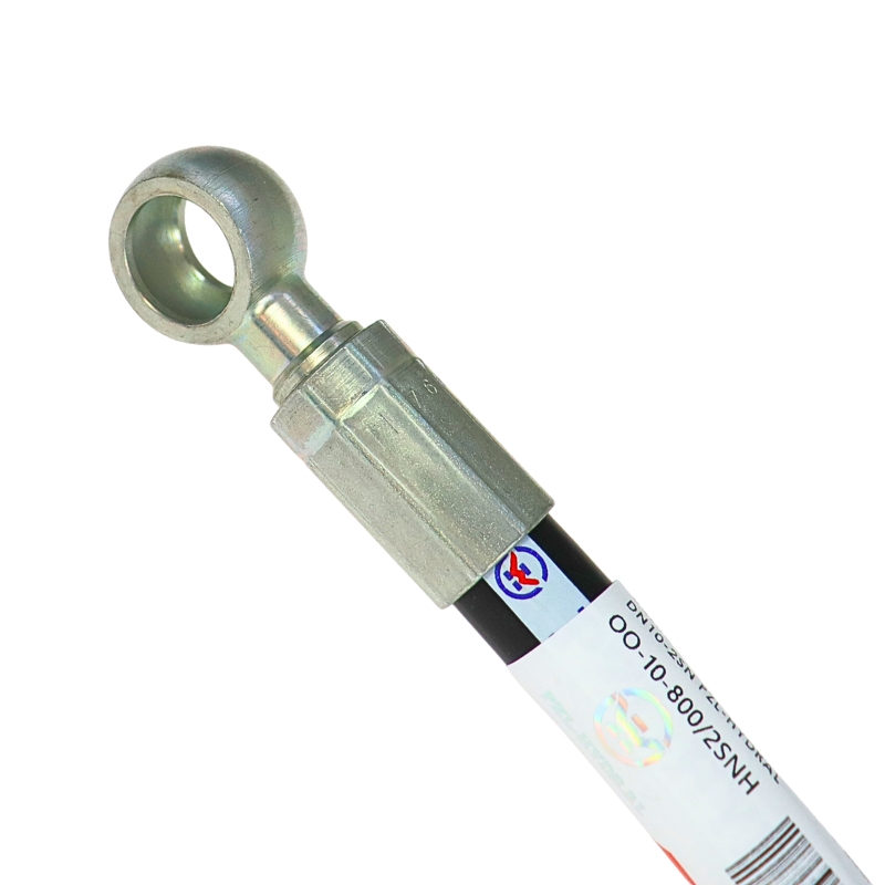 Przewód hydrauliczny 330 bar oczko D18 / oczko D18 DN10 L-800mm DN10-2SN PZL-HYDRAL - Image 3