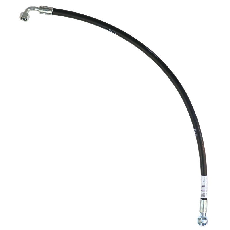 Przewód hydrauliczny DN10 330bar kolano DKOL 90 DN10 M18X1.5 12L / oczko RNM DN10 D18 L-850mm DN10-2SN PZL-HYDRAL